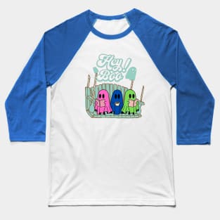 Halloween ghosts in Barbieland Baseball T-Shirt